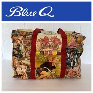 Blue Q zippered Tote Bag.